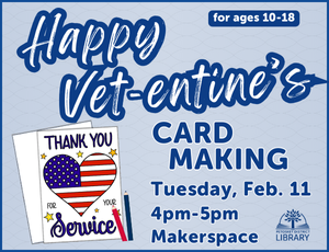 Happy Vet-entine's Card Making program placeholder image