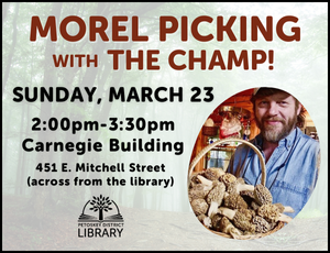Placeholder image for Morel Picking with The Champ program