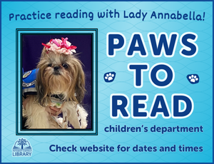 Placeholder image for Paws to Read program with Shih Tzu dog Lady AnnaBella