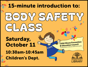 Placeholder image for Body Safety Class on Oct. 11
